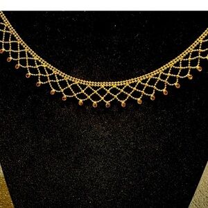 Givenchy Gold Beaded Necklace